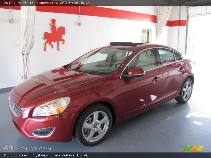 Flamenco Red Metallic / Soft Beige 2012 Volvo S60 T5