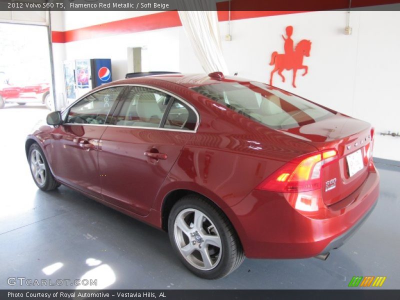 Flamenco Red Metallic / Soft Beige 2012 Volvo S60 T5