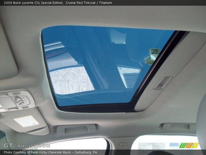 Sunroof of 2009 Lucerne CXL Special Edition