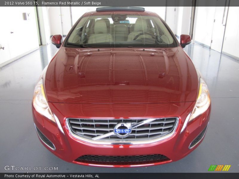 Flamenco Red Metallic / Soft Beige 2012 Volvo S60 T5