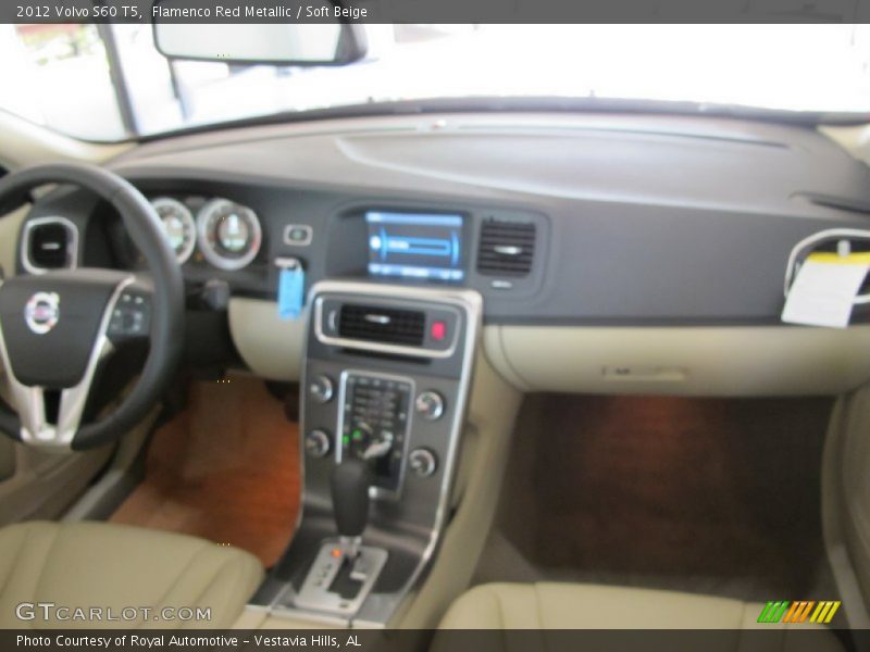 Flamenco Red Metallic / Soft Beige 2012 Volvo S60 T5