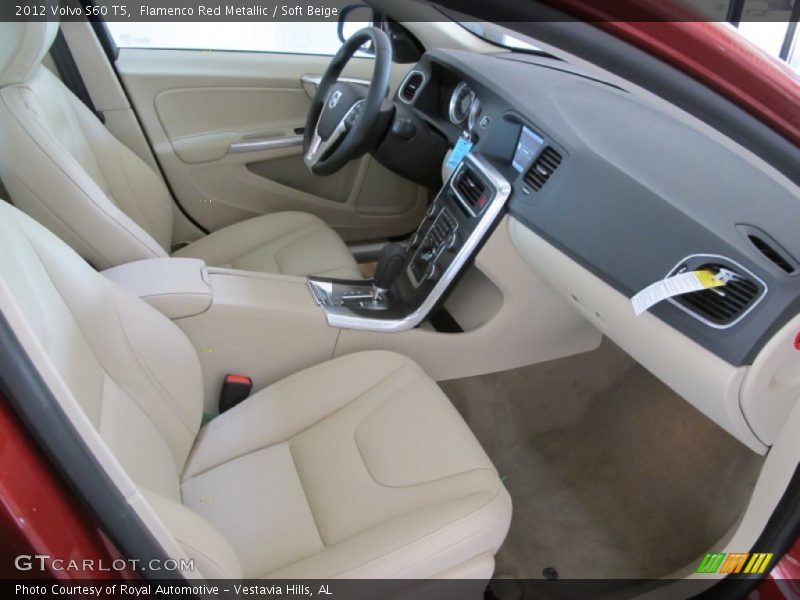 Flamenco Red Metallic / Soft Beige 2012 Volvo S60 T5
