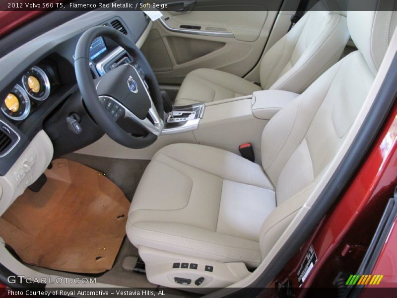 Flamenco Red Metallic / Soft Beige 2012 Volvo S60 T5