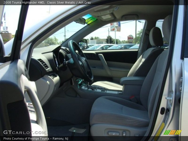 Classic Silver Metallic / Ash Gray 2008 Toyota Highlander 4WD