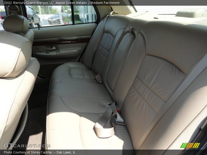 Aspen Green Metallic / Medium Parchment 2002 Mercury Grand Marquis LS