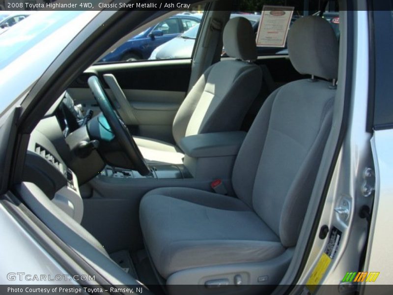 Classic Silver Metallic / Ash Gray 2008 Toyota Highlander 4WD