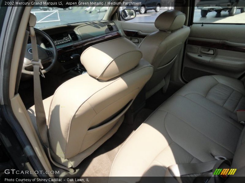 Aspen Green Metallic / Medium Parchment 2002 Mercury Grand Marquis LS