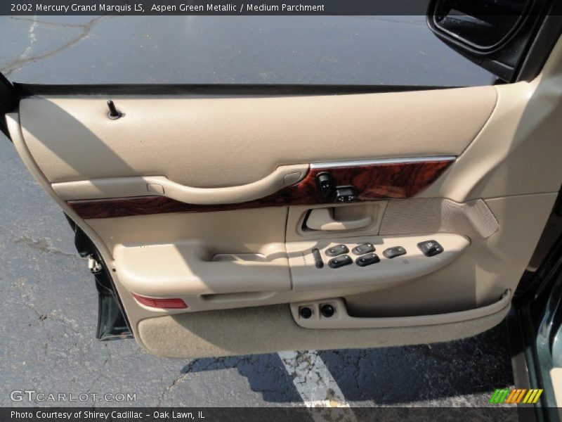 Aspen Green Metallic / Medium Parchment 2002 Mercury Grand Marquis LS