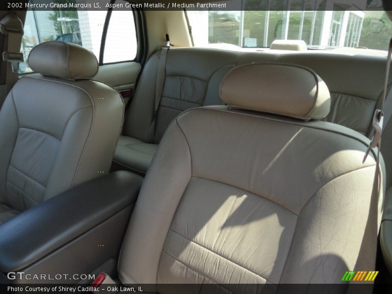 Aspen Green Metallic / Medium Parchment 2002 Mercury Grand Marquis LS
