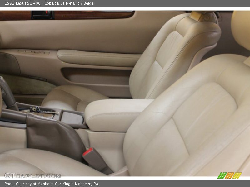 Cobalt Blue Metallic / Beige 1992 Lexus SC 400