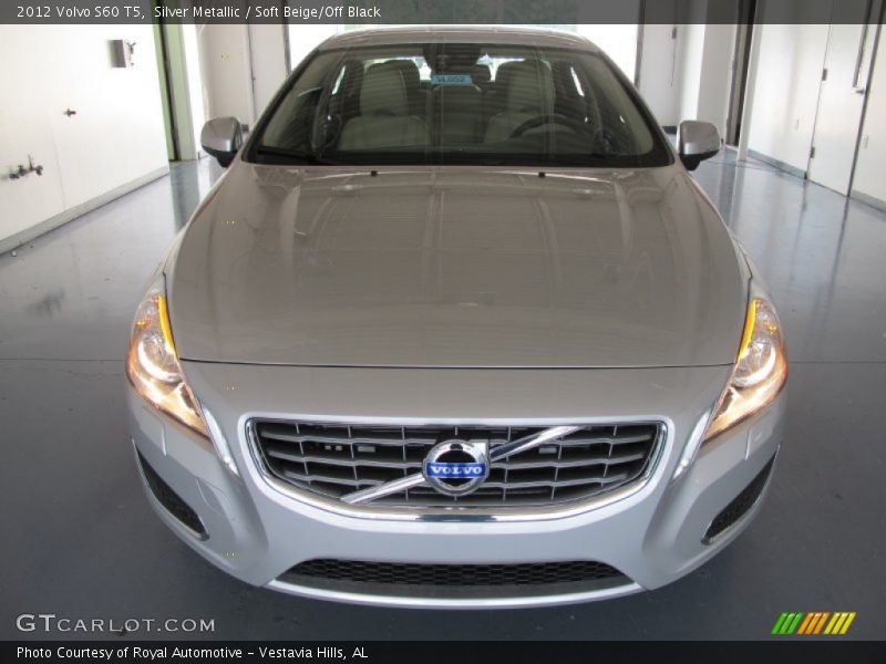 Silver Metallic / Soft Beige/Off Black 2012 Volvo S60 T5