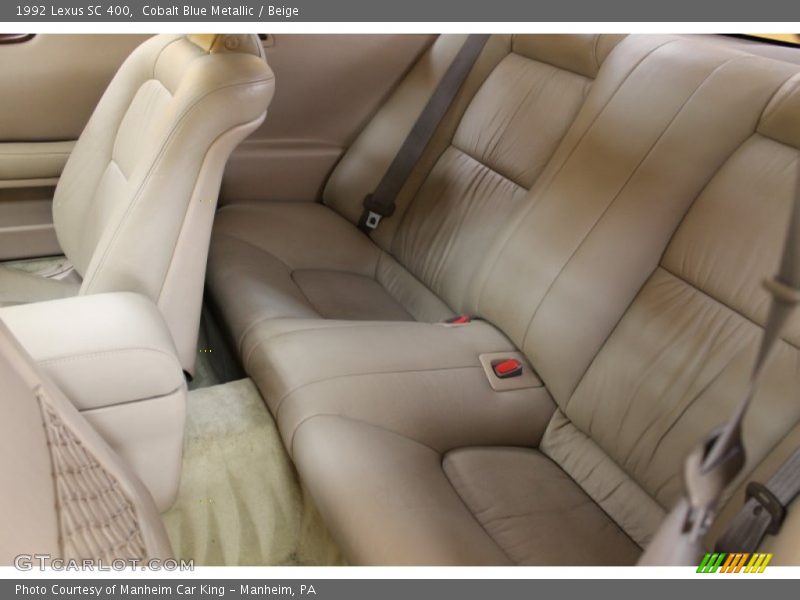 Cobalt Blue Metallic / Beige 1992 Lexus SC 400