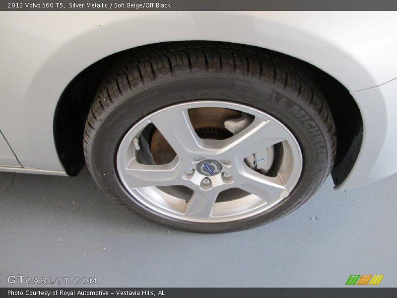Silver Metallic / Soft Beige/Off Black 2012 Volvo S60 T5