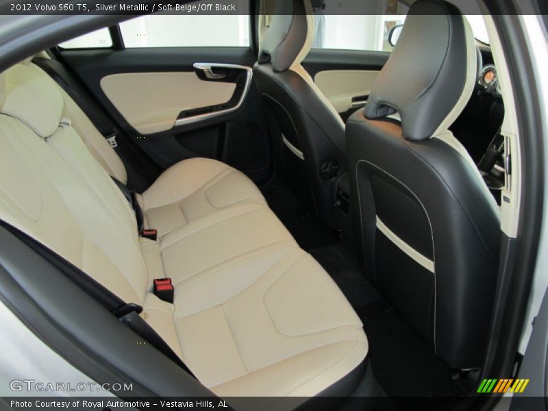Silver Metallic / Soft Beige/Off Black 2012 Volvo S60 T5