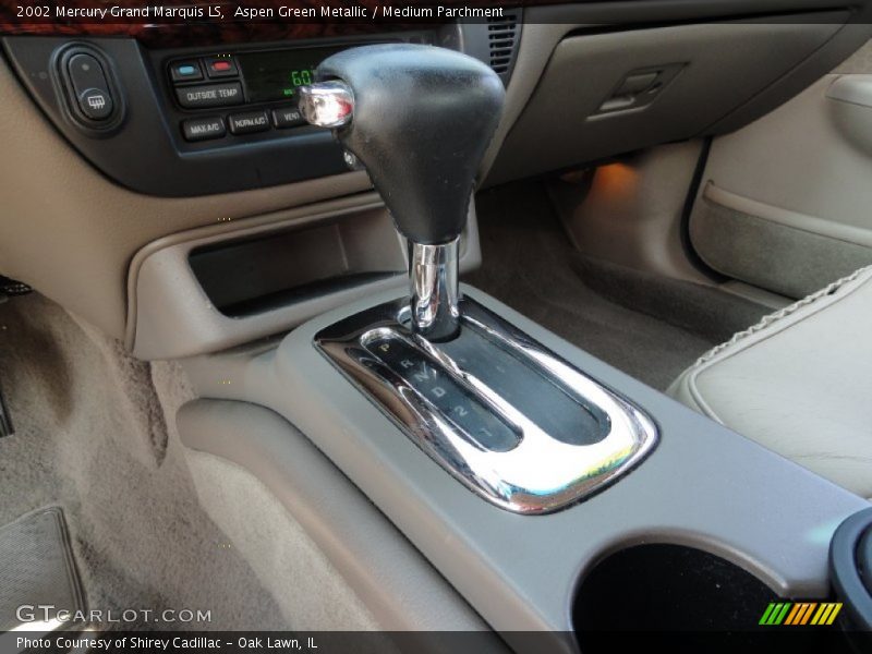 Aspen Green Metallic / Medium Parchment 2002 Mercury Grand Marquis LS