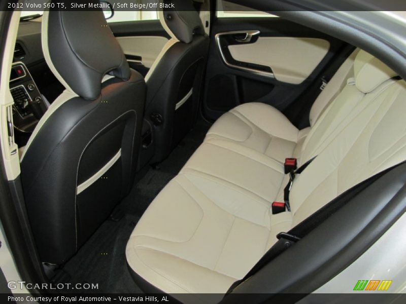 Silver Metallic / Soft Beige/Off Black 2012 Volvo S60 T5