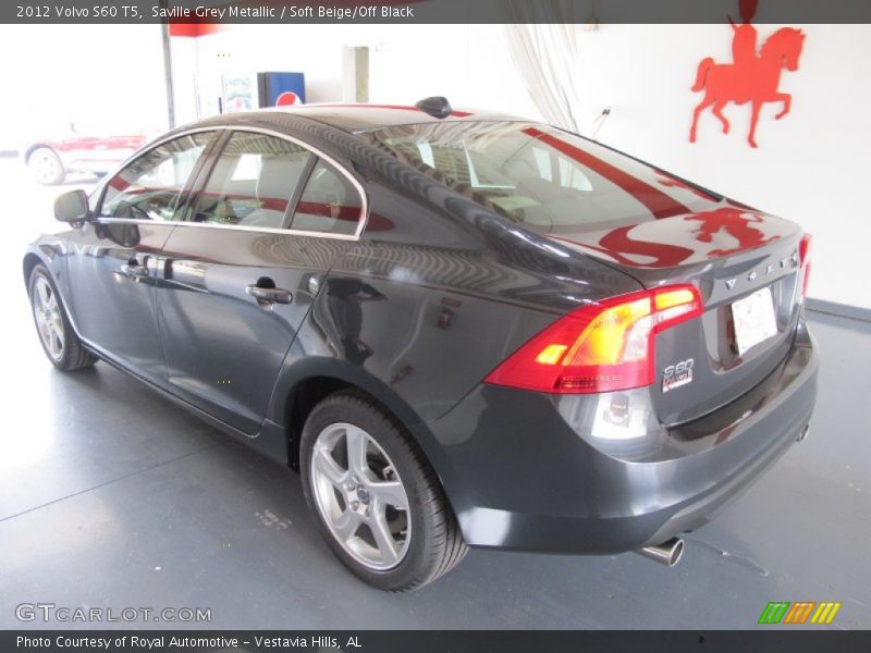 Saville Grey Metallic / Soft Beige/Off Black 2012 Volvo S60 T5