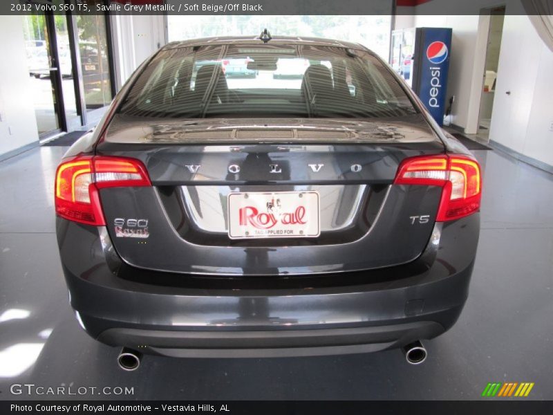 Saville Grey Metallic / Soft Beige/Off Black 2012 Volvo S60 T5