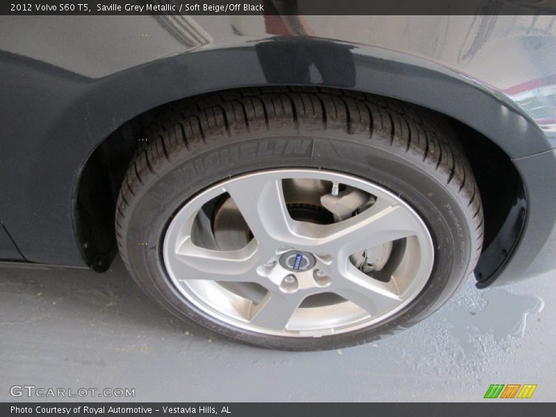 Saville Grey Metallic / Soft Beige/Off Black 2012 Volvo S60 T5
