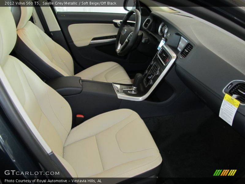 Saville Grey Metallic / Soft Beige/Off Black 2012 Volvo S60 T5
