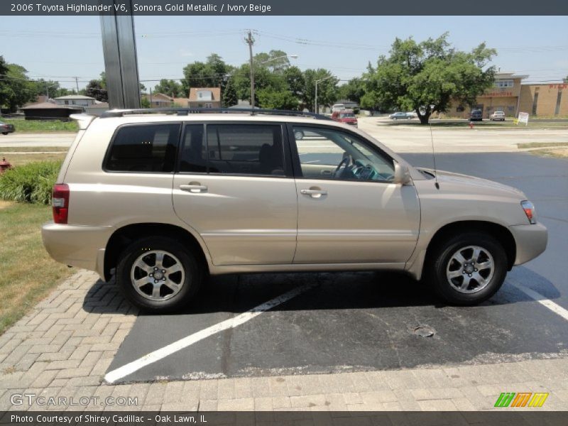 Sonora Gold Metallic / Ivory Beige 2006 Toyota Highlander V6