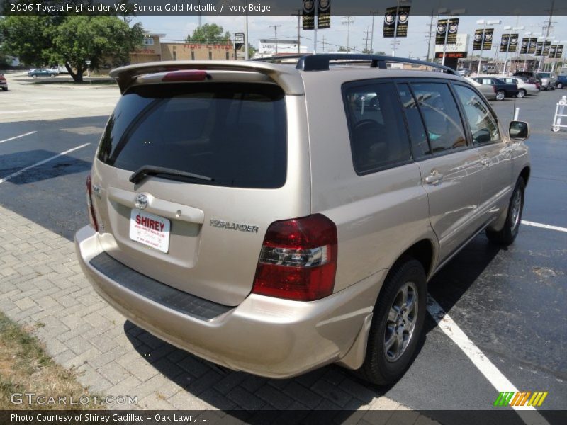 Sonora Gold Metallic / Ivory Beige 2006 Toyota Highlander V6