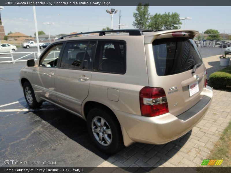 Sonora Gold Metallic / Ivory Beige 2006 Toyota Highlander V6