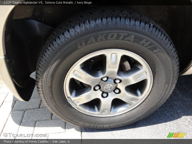 Sonora Gold Metallic / Ivory Beige 2006 Toyota Highlander V6