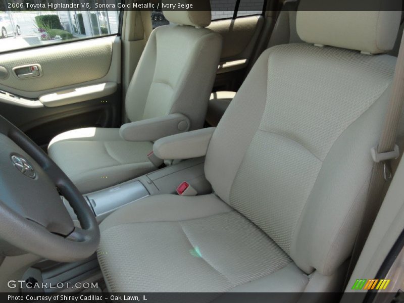 Sonora Gold Metallic / Ivory Beige 2006 Toyota Highlander V6