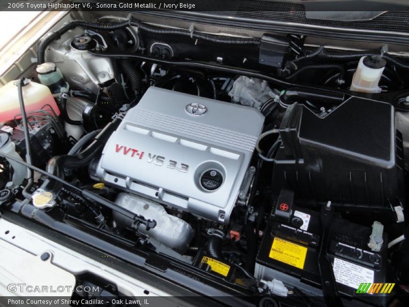 Sonora Gold Metallic / Ivory Beige 2006 Toyota Highlander V6