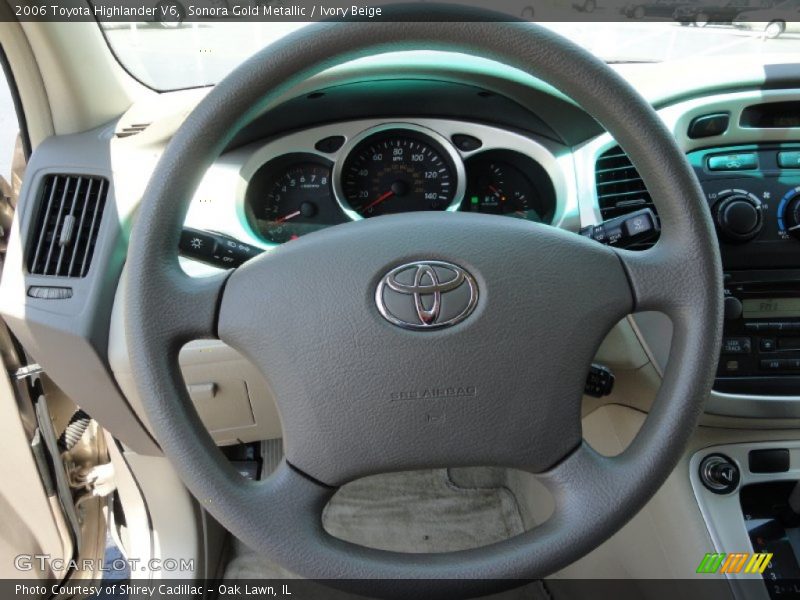 Sonora Gold Metallic / Ivory Beige 2006 Toyota Highlander V6