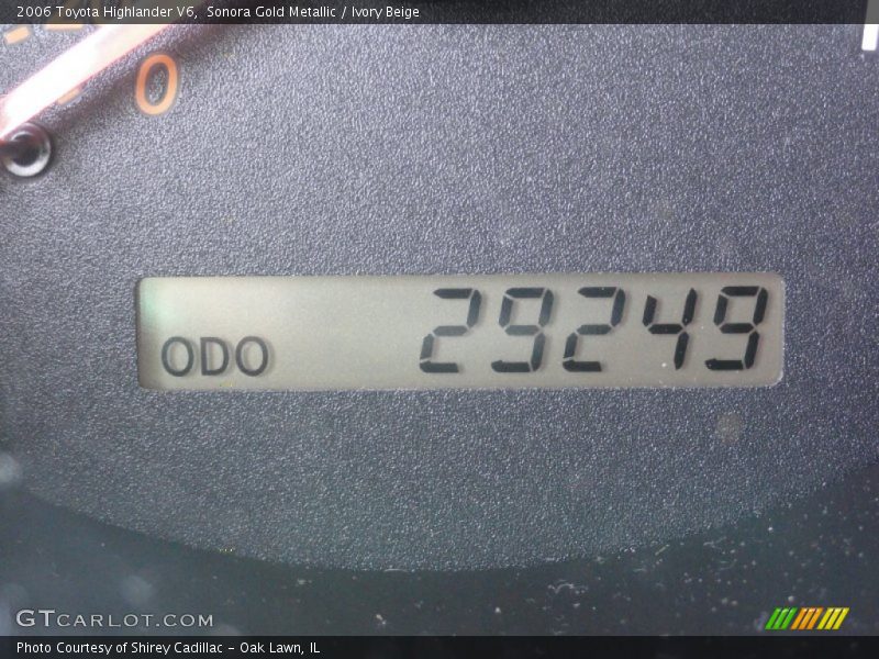 Sonora Gold Metallic / Ivory Beige 2006 Toyota Highlander V6
