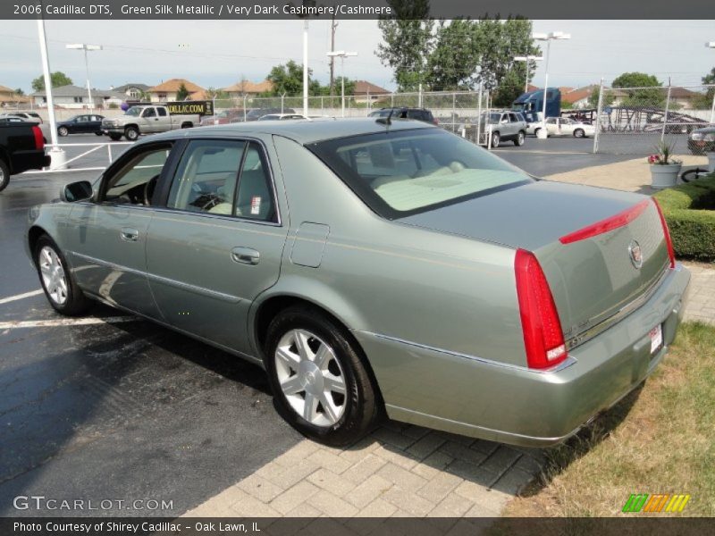Green Silk Metallic / Very Dark Cashmere/Cashmere 2006 Cadillac DTS