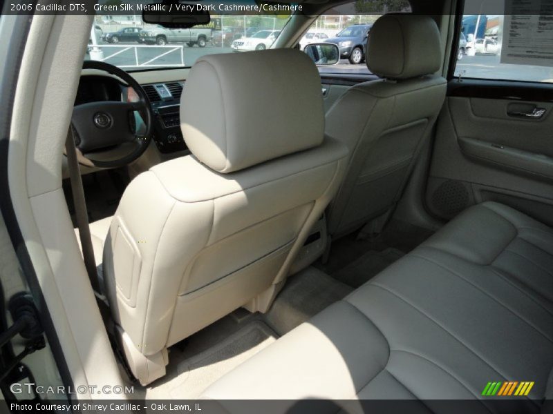 Green Silk Metallic / Very Dark Cashmere/Cashmere 2006 Cadillac DTS