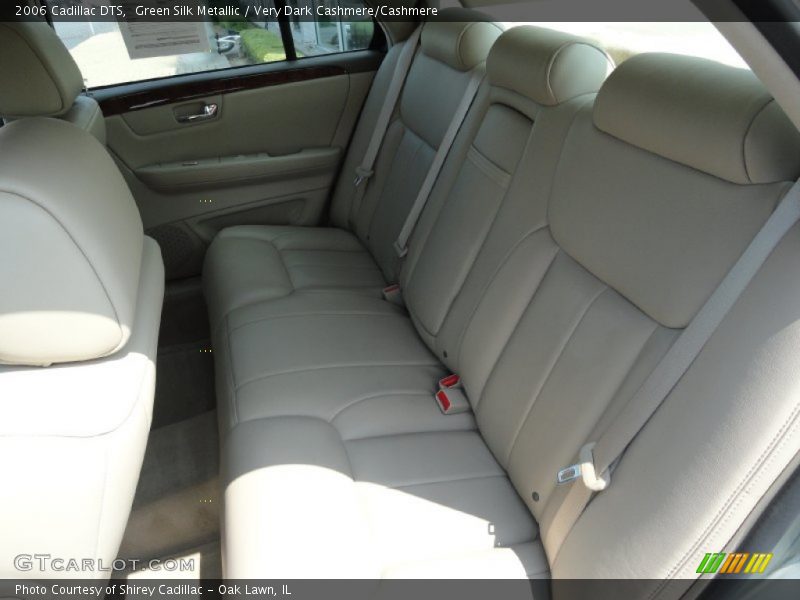 Green Silk Metallic / Very Dark Cashmere/Cashmere 2006 Cadillac DTS