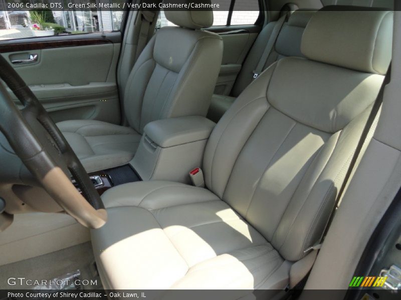 Green Silk Metallic / Very Dark Cashmere/Cashmere 2006 Cadillac DTS