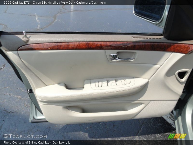 Green Silk Metallic / Very Dark Cashmere/Cashmere 2006 Cadillac DTS