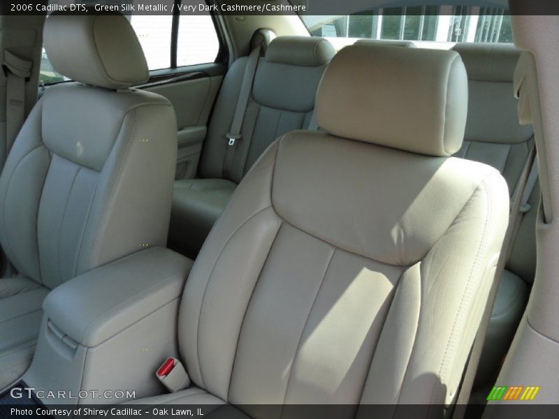 Green Silk Metallic / Very Dark Cashmere/Cashmere 2006 Cadillac DTS