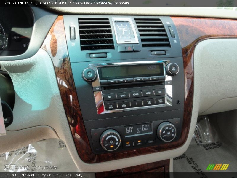 Green Silk Metallic / Very Dark Cashmere/Cashmere 2006 Cadillac DTS