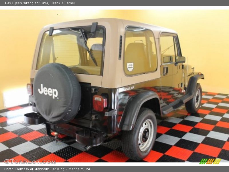 Black / Camel 1993 Jeep Wrangler S 4x4