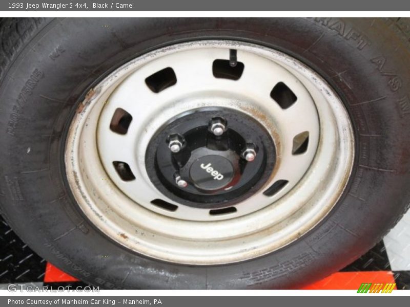 Black / Camel 1993 Jeep Wrangler S 4x4