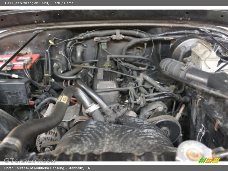  1993 Wrangler S 4x4 Engine - 2.5 Liter OHV 8-Valve 4 Cylinder