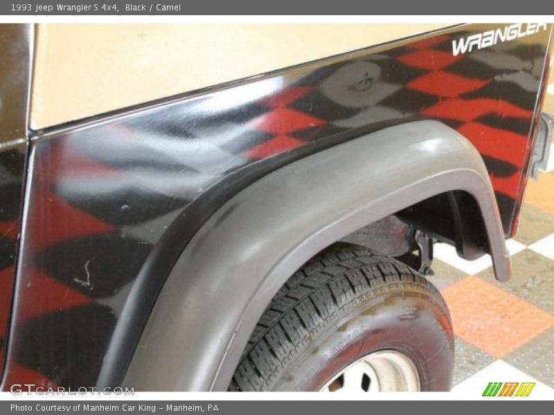 Black / Camel 1993 Jeep Wrangler S 4x4