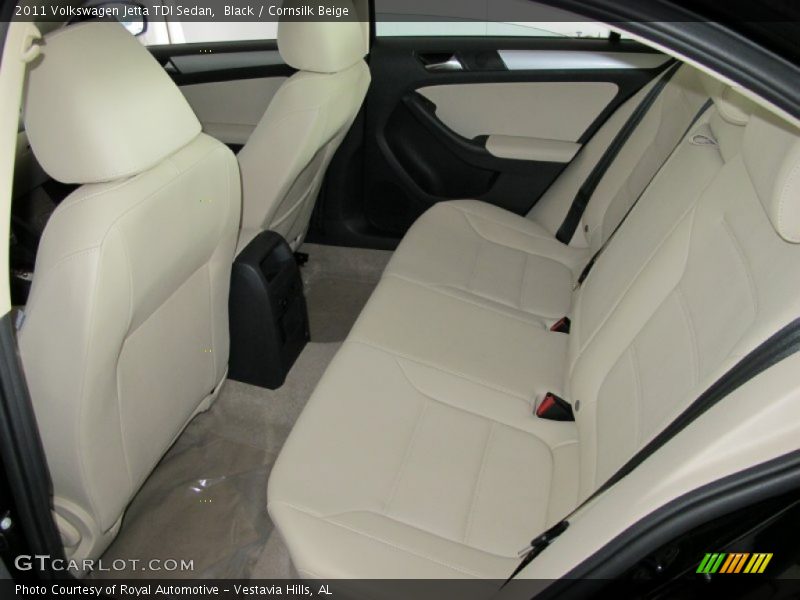 Black / Cornsilk Beige 2011 Volkswagen Jetta TDI Sedan