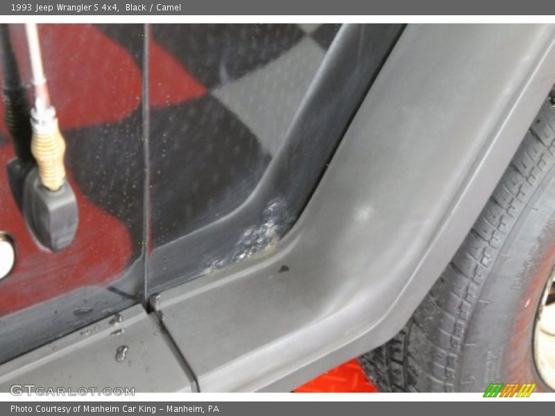 Black / Camel 1993 Jeep Wrangler S 4x4