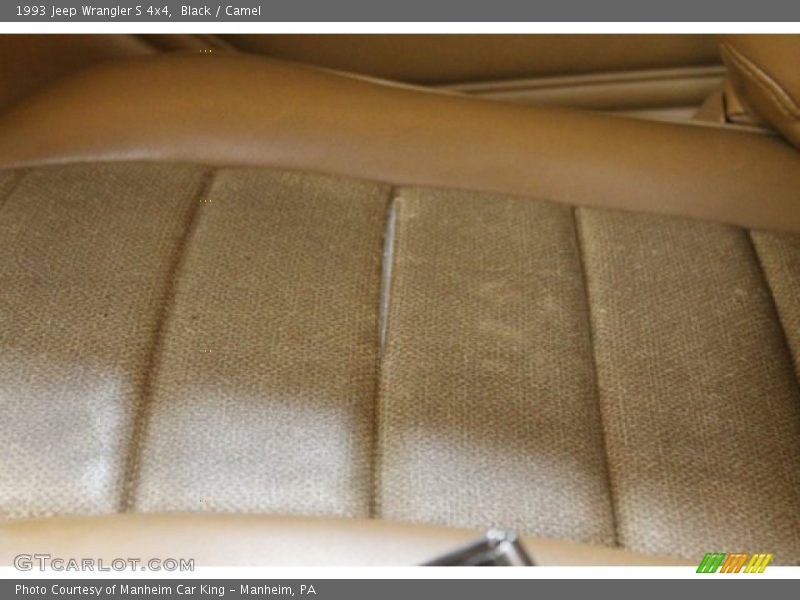 Black / Camel 1993 Jeep Wrangler S 4x4