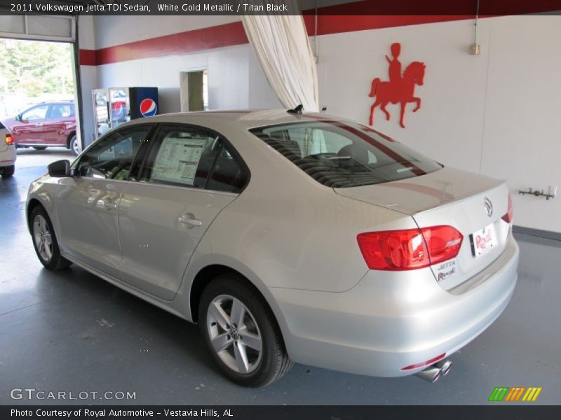 White Gold Metallic / Titan Black 2011 Volkswagen Jetta TDI Sedan