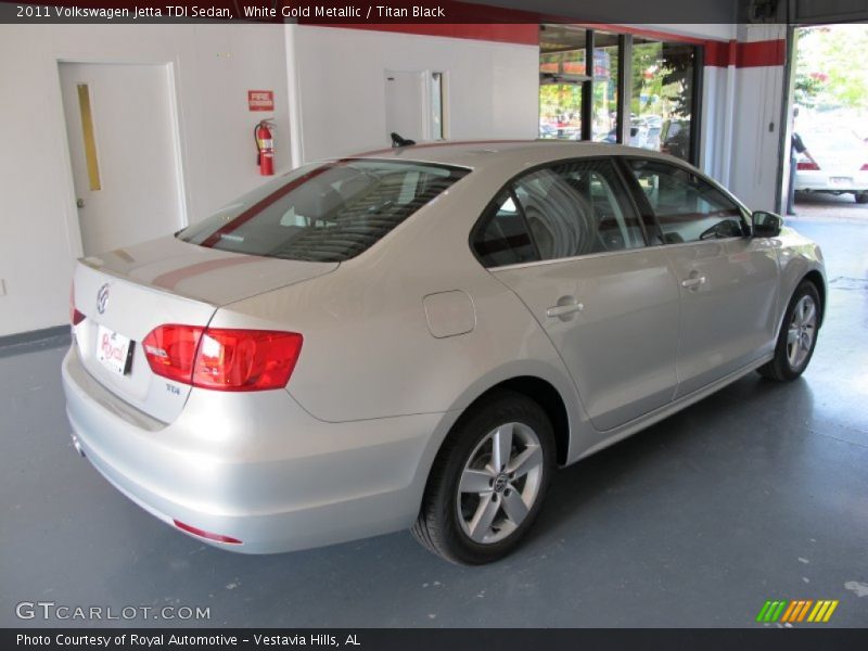 White Gold Metallic / Titan Black 2011 Volkswagen Jetta TDI Sedan