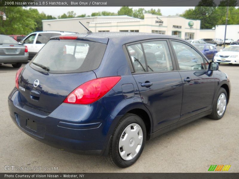 Blue Onyx / Charcoal 2008 Nissan Versa 1.8 S Hatchback