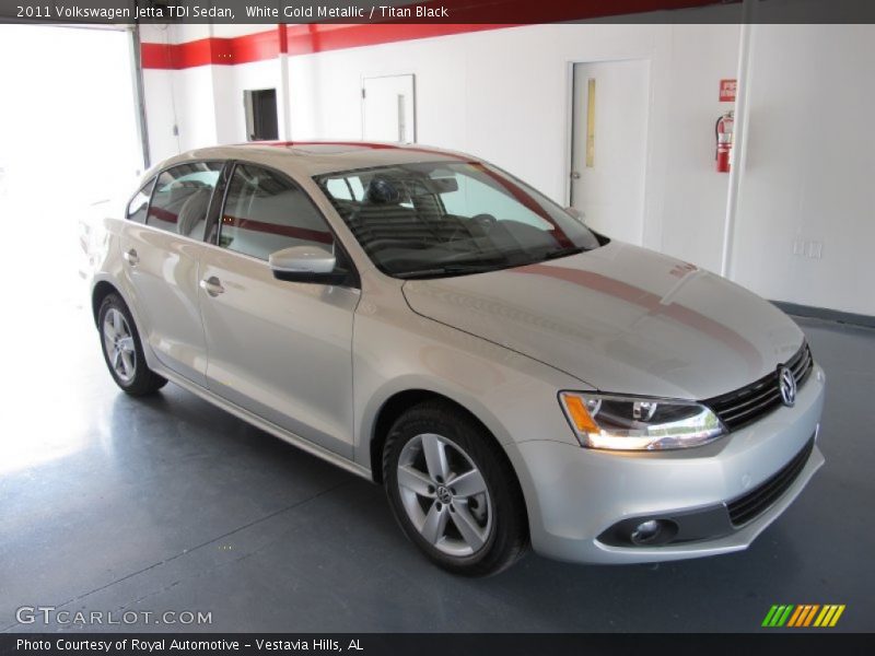 White Gold Metallic / Titan Black 2011 Volkswagen Jetta TDI Sedan